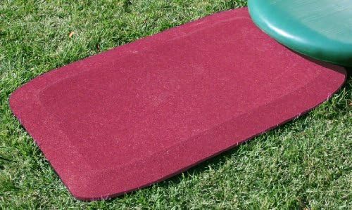 KIDWISE1.5 Inch Fanny Pads - RED Rubber Wear Mats (Set of 2)