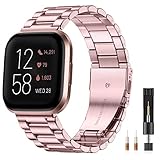 pulsera actividad fitbit flex 2 Cierre plegable doble: la correa para Fitbit Versa 2 diseñada con cierre plegable doble, fácil de usar y quitar, bloquea su muñeca con firmeza y de cerca. Diseño de doble presión para evitar que las correas Versa 2 / Versa se aflojen y se caigan