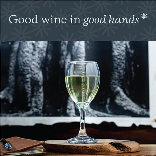 Vikko 8.5 Ounce Wine Glasses, Small Wine Glasses, Wine Glass for Red and White Wine With Stem, Clear Glasses for Wine, Thick and Durable Stemmed Wine Glasses, White Wine Glasses Set of 6 - Image 6