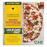 California Pizza Kitchen Uncured Pepperoni, Mushroom, Sausage Pizza, Cauliflower Crust, Gluten Free Pizza, Thin Crust Pizza, Cauliflower Pizza, Frozen Pizza