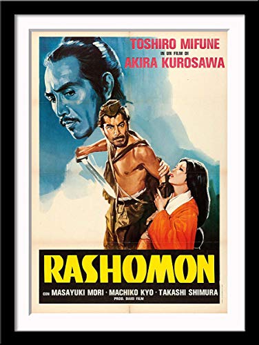 Image of Tallenge - Rashomon - Akira Kurosawa Masterpiece Movie Poster - Large Framed Poster(Paper,20 x 30 inches, MultiColour)