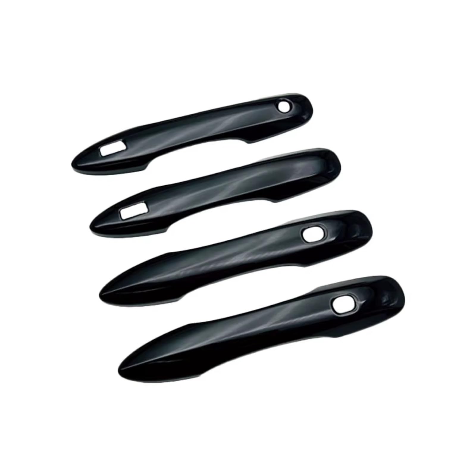 Rcuihgfb Black Door Handle Shell Compatible With Toyota For Voxy For Noah 2021-2022 Car Exterior Door Handle Cover Trim Accessories Set(Black)