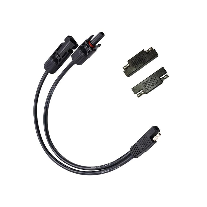 Buy Solar Panel MC4 to SAE Connectors Adapter 10AWG PV Cable Wire for