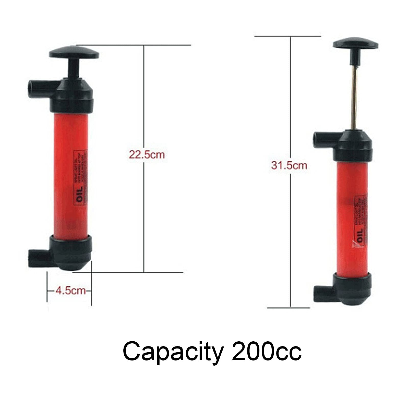 Pompe à Carburant Manuelle de Type Siphon avec Tuyau, Le kit de Pompe de Distribution de Liquide Peut être pompé, adapté à l'envoi d'essence, de Diesel, d'eau, d'alcool et d'autres Outils de Bord de