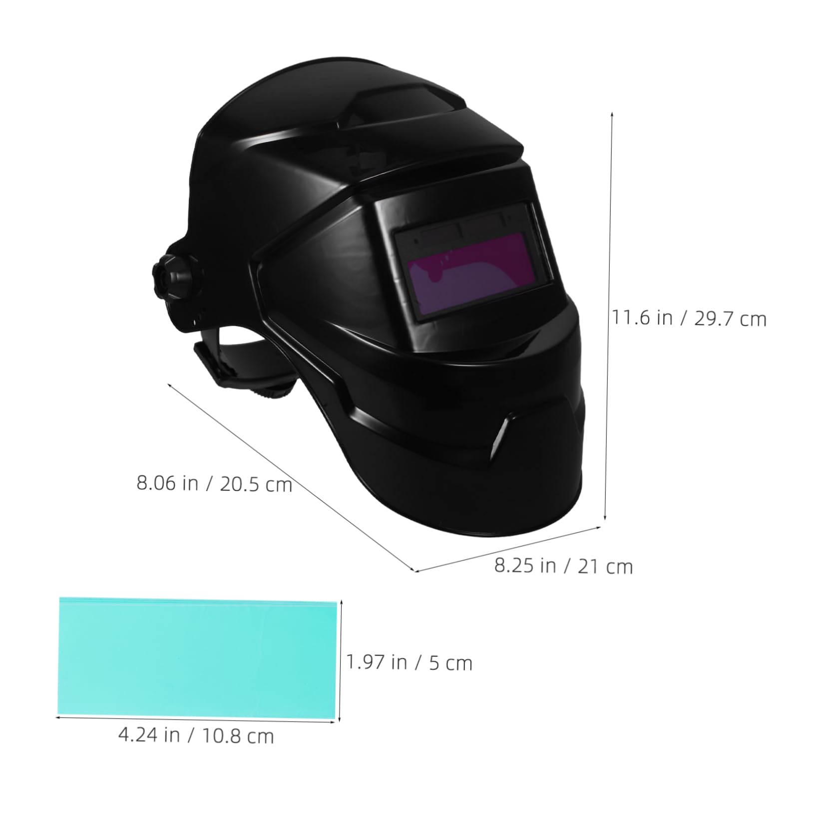 ARTIBETTER Efficient Auto-dimming Lens Welding Helmet Safety Hood Comfortable Fit for Welders Heat-resistant Material