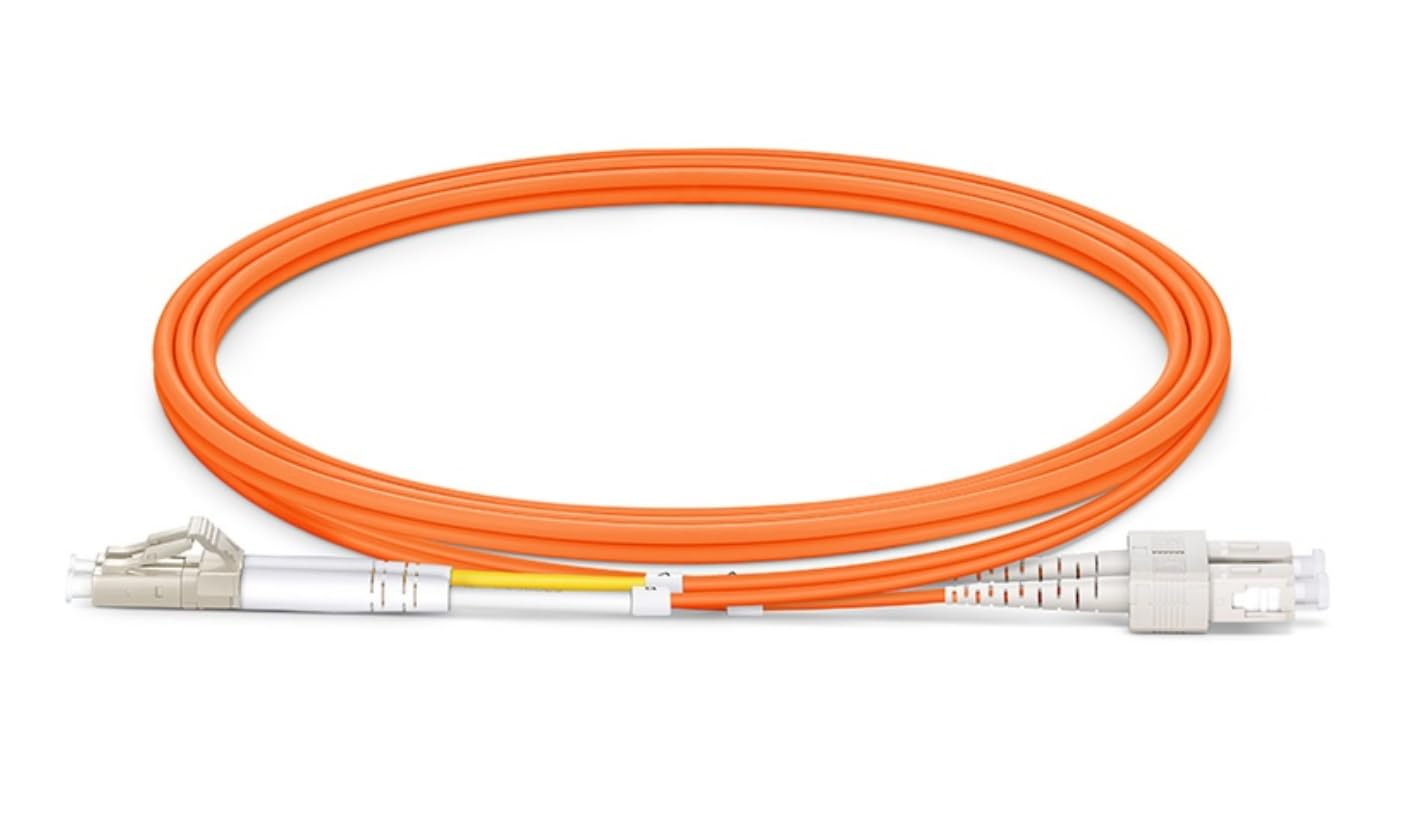 XTND Connect Fiber Optic Patch Cord LC - SC Multi Mode 50/125µm OM2 Duplex 3.0mm LSZH Orange Color, Fiber Optic Jumper Part Number : XTNDIPC02DXM2030LCSC (20 Meter)