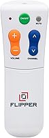 Flipper Big Button Universal TV Remote for Seniors & Dementia - Easy TV + Cable Control, 25 Favorites, Xfinity Spectrum Samsung LG Vizio IR