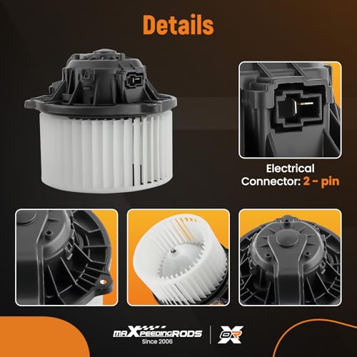 Image of maXpeedingrods 700258 AC Heater Blower Motor with Fan Cage for Hyundai Elantra 2017-2020 Santa Fe 2010-2018, for Kia Cadenza 2017-2020 Optima 2016-2020 Sedona 2015-2018 Sorento 2011-2020# 97113-1U000