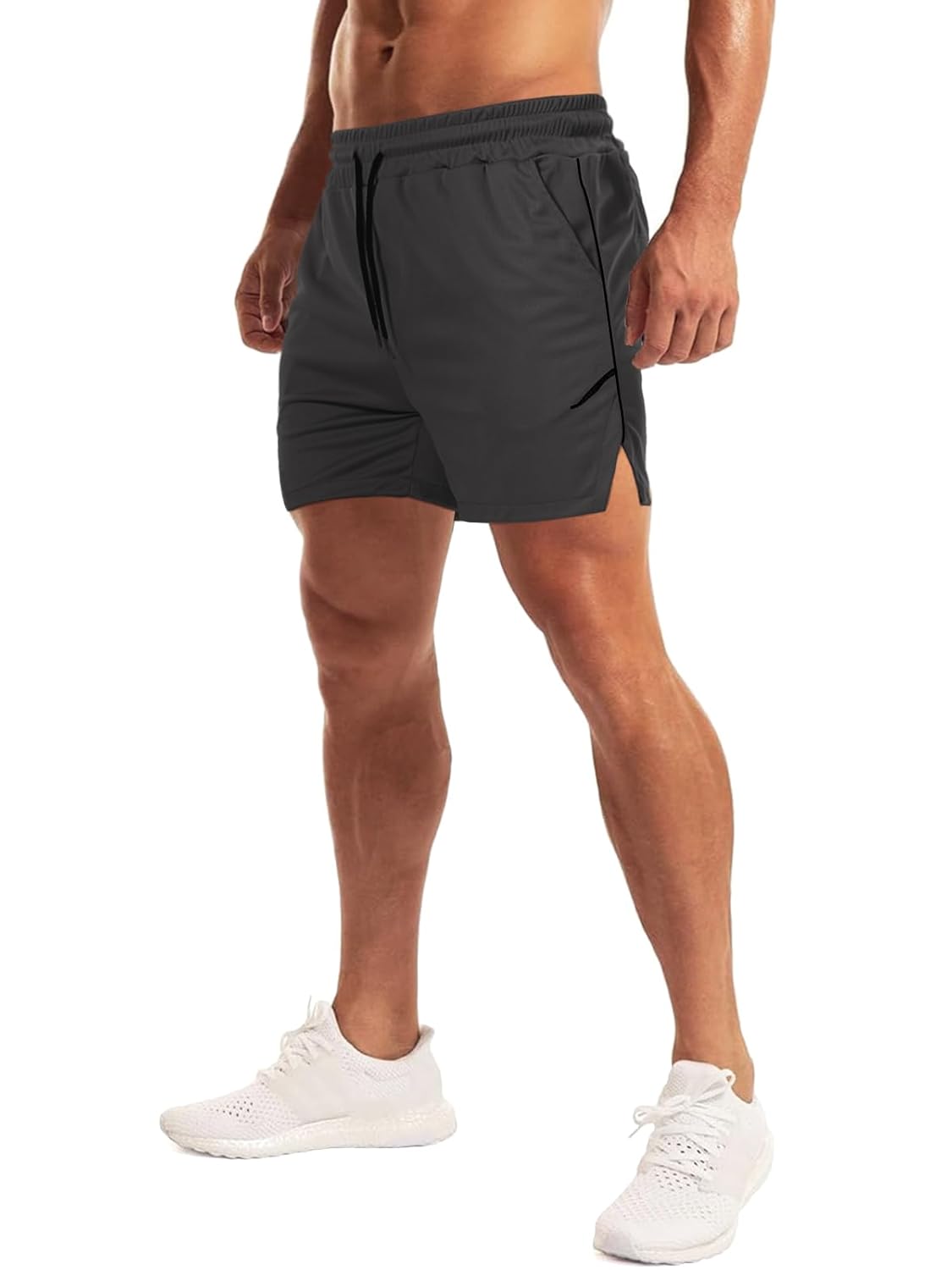 Aolesy Short masculino de treino com bolso com zíper de 12,7 cm, leve, para academia, corrida, sem forro, para musculação, shorts atléticos em promoção! Veja a oferta e mais achadinhos de Shorts & Bermudas 5 Hoje é o melhor dia para comprar Aolesy Short masculino de treino com bolso com zíper de 12,7 cm, leve, para academia, corrida, sem forro, para musculação, shorts atléticos com aquele preço maroto! Promoção! Aproveite a oferta! 5