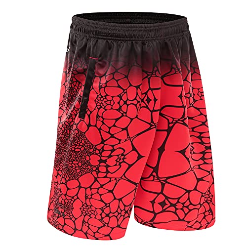 1Bests 3PCS / Set Men's Running Shorts Quick Dry Running Shorts Basketball Pants Sports Pants (3pcs Short/Set5,L)
