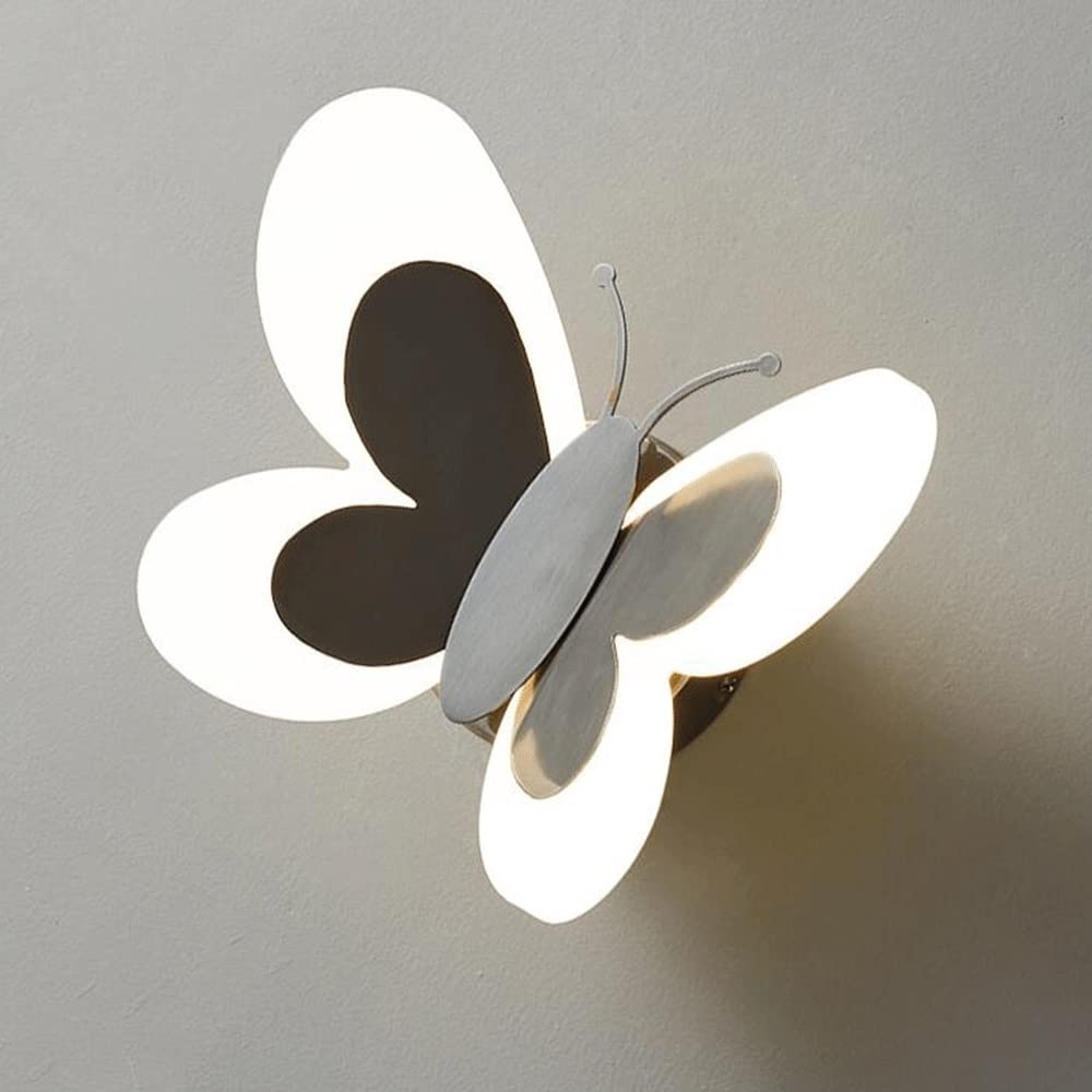 Applique murale papillon LED pour une douce lecture nocturne dans la chambre d'enfant