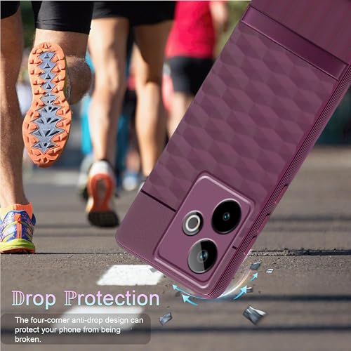 Image of amazon basics TPU Soft Back Cover for Realme GT 7 / Realme GT 7T | Full Camera Protection | Flexible Shockproof Back Case for Realme GT 7 / Realme GT 7T (Purple)