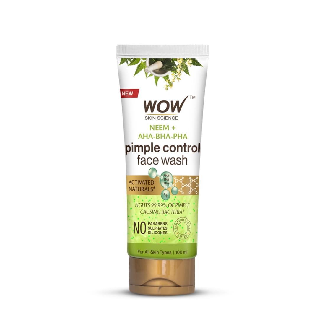 Neem Face Wash | Purifies Skin | Unclogs Pores | Fights Acne | Calms Skin