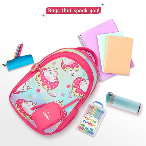 Image of Genie 15 inch Laptop Backpack for Women & Girls | Spacious Office, College & Travel Bag | Water Resistant, Multi-Compartment with Padded Laptop Sleeve