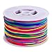 Produktbild 100 m Elastische Schnur Perlen Faden Stretch Perle String Stoff Handwerk Schnur, 1 mm, Mehrfarbig