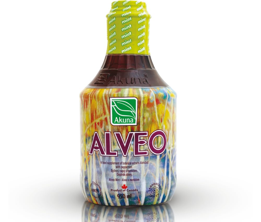 Alveo Mint, Nahrungsergänzungsmittel mit Pfefferminz, 950 ml