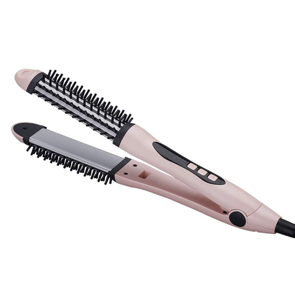 Hair Curler-Hair Curler Iron hot Brush 2 in 1 Styling Hair Curling Brush Travel