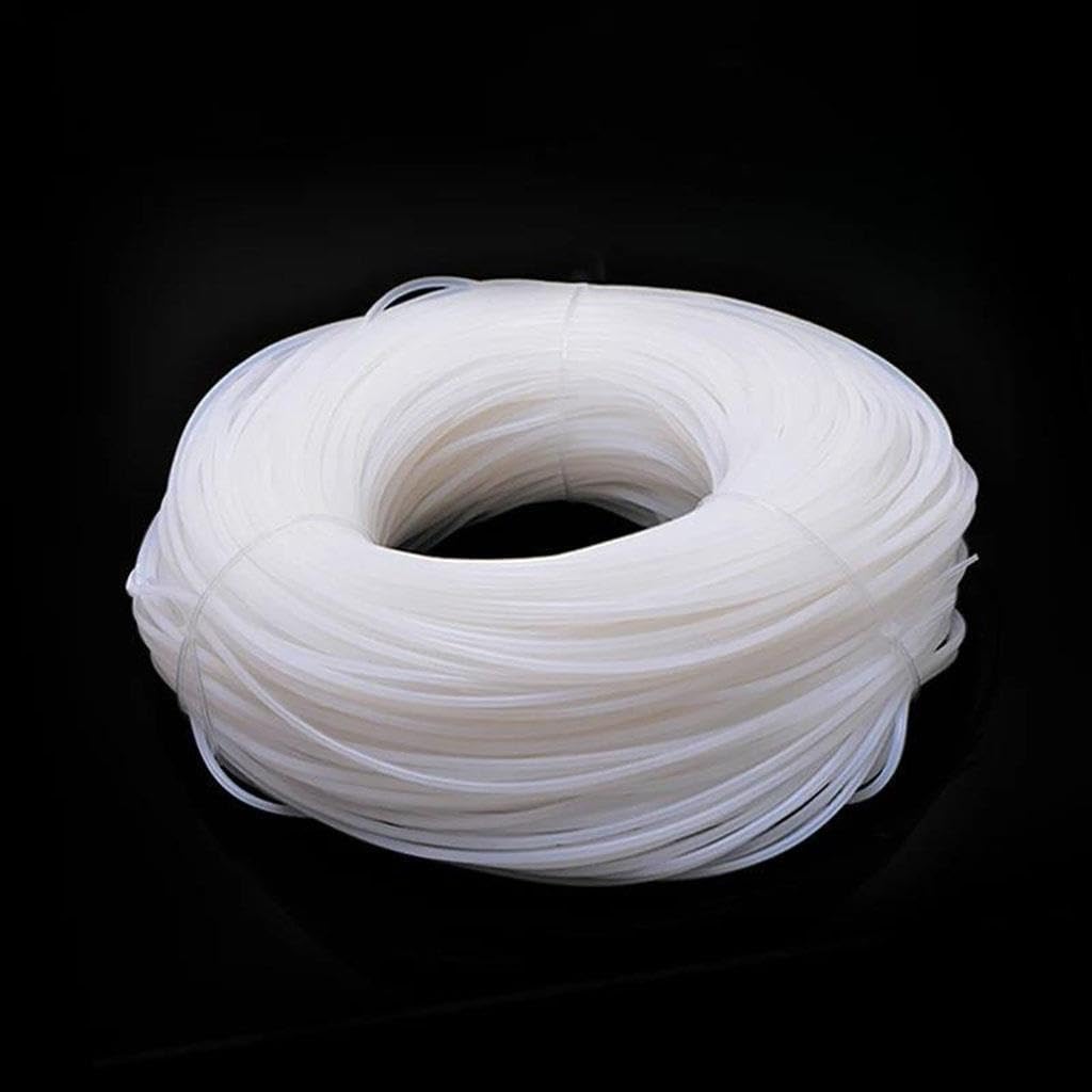Cordón De Silicona Redondo Sólido Blanco 1/2/5M -70 ℃ ~ 250 Tira Sellado Junta Tórica Alta Resistencia Diámetro 1-25 Mm Shore A 60(Dia 10mm,5 Meters)