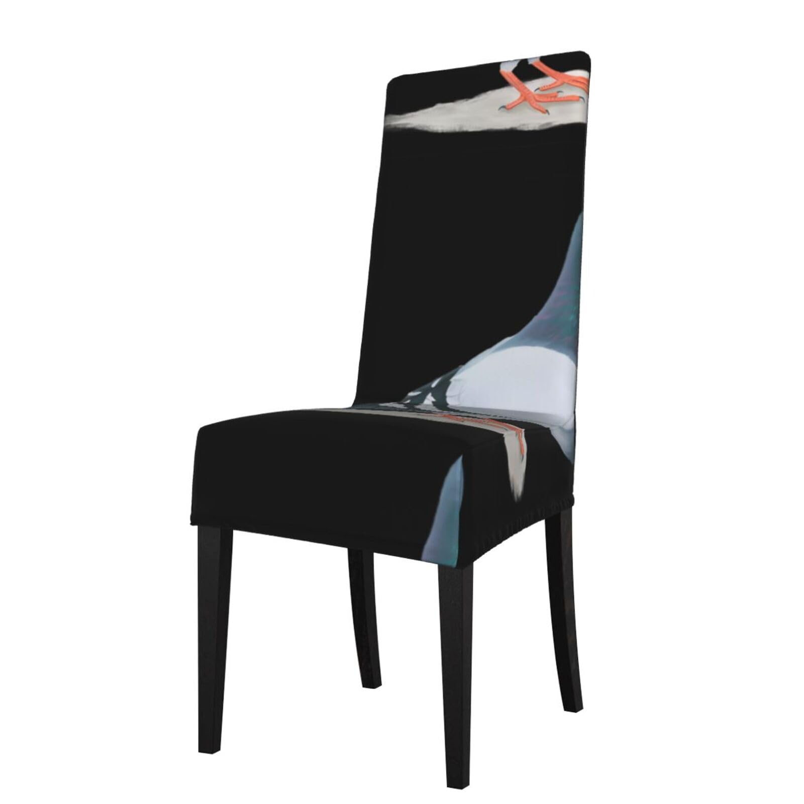 YYHHAOFA Pigeon Prints Protection Cover for Dining Chair - Stretch Slipcovers, Easy Refresh for Your Dining Room & Event Decor