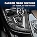 FEXIDA for BMW Gear Shift Panal Cover, Carbon Fiber Style Car Center Console Decorative Interior Trim F30 Accessories for F30 F31 F32 F33 F34 F36 328i 320i 335i 330i 435i 420i 430i 440i 425i