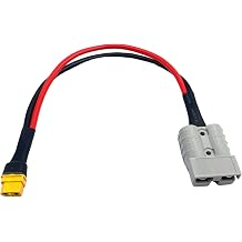 daier XT60 Female Connector Plug to 50A 600V Battery Quick Connect Connector Plug with 12AWG Cable for Solar System Connection