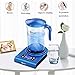 GOSOIT Hydrogen Alkaline Water Flask Bottle Pitcher Maker Machine Hydrogen Water Generator with SPE and PEM Technology,3 Modes Make Hydrogen