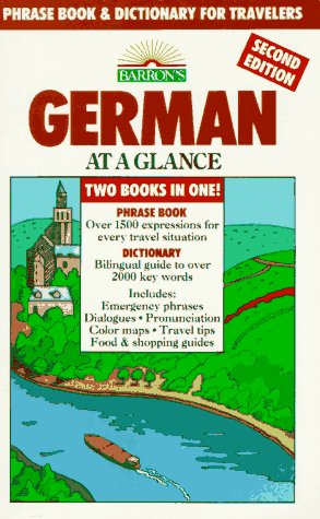 German at a Glance: Phrase Book & Dictionary for Travelers Strutz, Henry