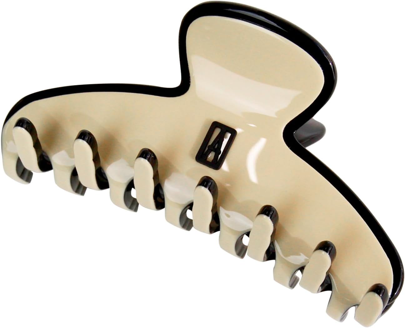 FENDI フェンディ ブラウンツイル ヘアクリップ バレッタ リボン ヘア