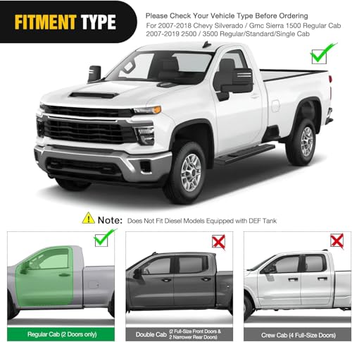 Estribos de Acero para Chevy Silverado 1500 y GMC Sierra 1500 miniatura 2