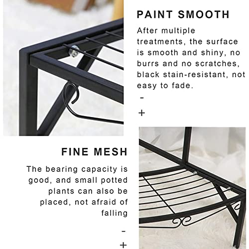 Support pour plantes pour gagner de la place | Rangement angle métal - 4