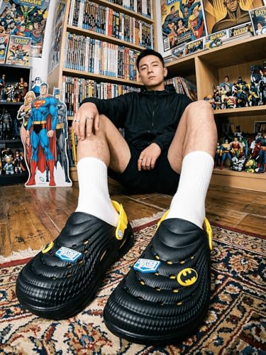 Image of Bacca Bucci Men's Justice League Clogs with Back Strap, Ventilated Upper, Textured EVA Sole, Slip-On Casual Walking Sandals Outdoor Use