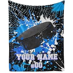 Hockey Blanket Custom Name