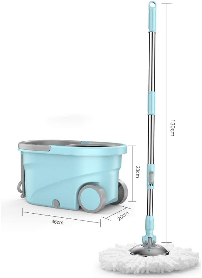 Drive Rotary Mop Household Lazy Stainless Steel Pole Automatic Hand Pressure Barrel