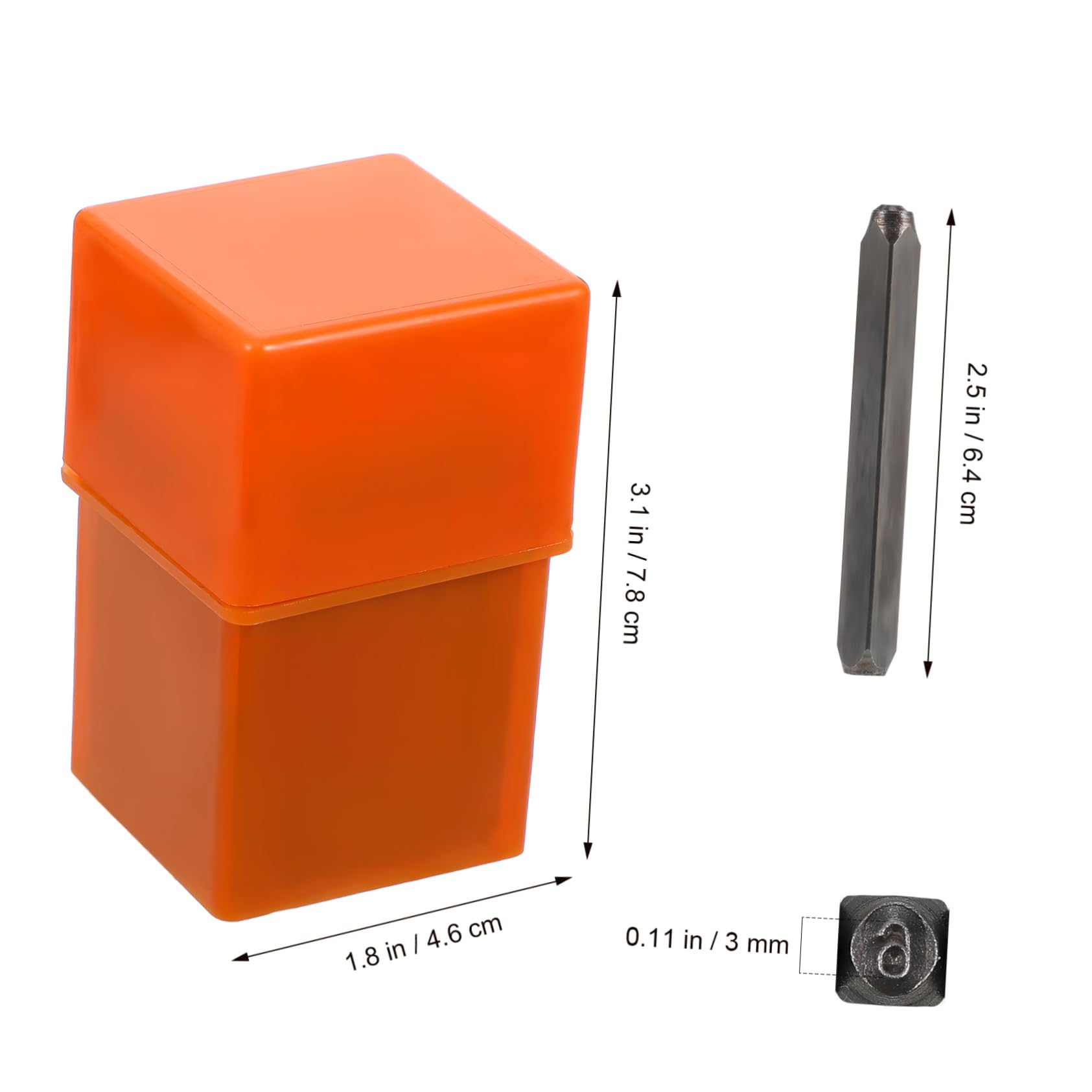 1set Punzoni Metallo per Stampa di Lettere e Numeri Kit Completo di Timbri per Creazioni e Gioielli al Carbonio da Facile da Usare e Organizzare