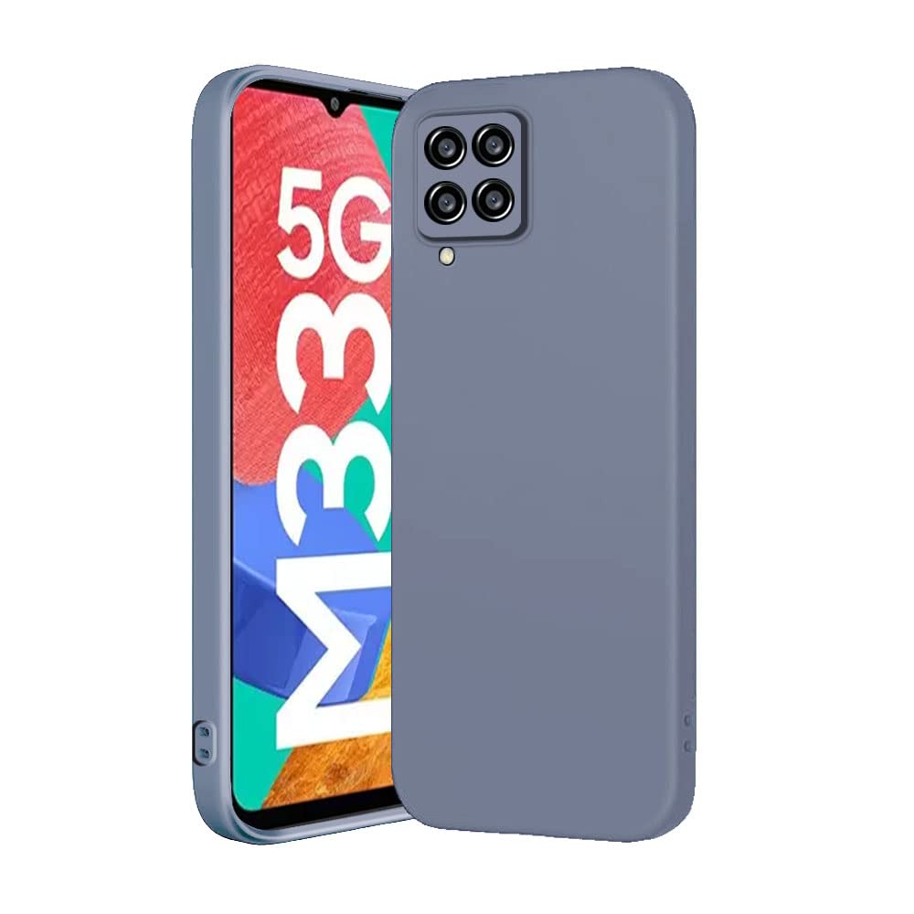 KloutCase Back Case for Samsung Galaxy M33 5G Back Cover Case Soft Silicon Liquid Protective Designed for Samsung Galaxy M33 5G (Gray) (B09YJSJRP9) Amazon Price History, Amazon Price Tracker