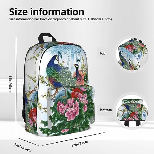 Sac à dos papillon et pierre mixte - Modèle classique léger et imperméable - 5