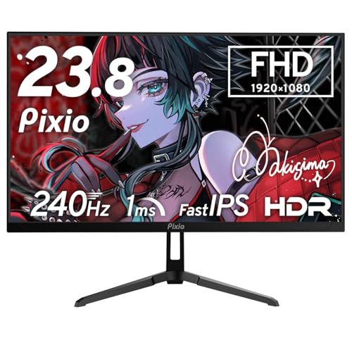 Amazon.co.jp: Pixio ゲーミングモニター PX249Wave ブラック 24インチ