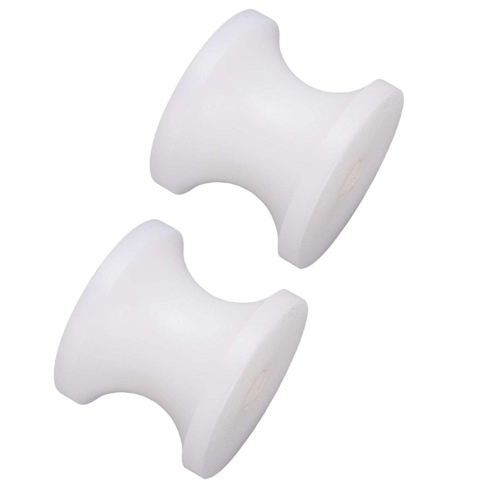 Pissente 2Pcs Boat Trailer Rollers 1.97x1.69in, Hole Dia 8mm, Marine Keel Roller for Yachts Lifeboats