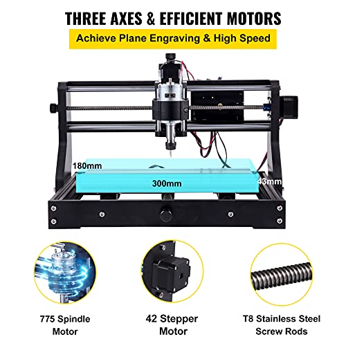 image for VEVOR CNC 3018 PRO Router Machine, GRBL Control 3-Axis Milling Engrave