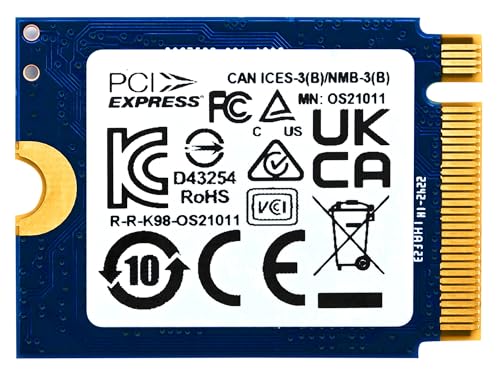 Image of Kingston 1TB M.2 2230 PCIe Gen 4.0x4 NVMe SSD TLC NAND (R /W Speeds up to 4,540 /4,230 MB /s) OM3PGP41024P-A0 Compatible with Steam Deck Surface Ally Mini PCs