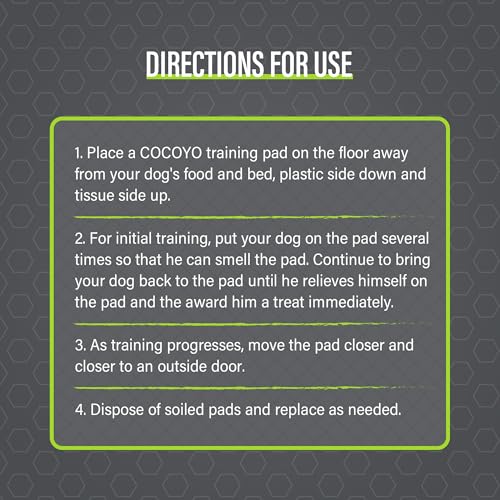 COCOYO Dog Training Pads 丨 Carbon Absorb Eliminating Urine Odor Doggie Training Pads 丨 Premium Charcoal Dog Pee Pads (100 Count, 22x22 inch),Gray