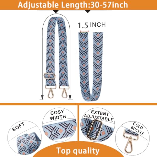 Image of S-Jacorry Purse Strap Replacement Crossbody Wide Shoulder Strap Adjustable Canvas Straps Handbag Strap Replacement Belts