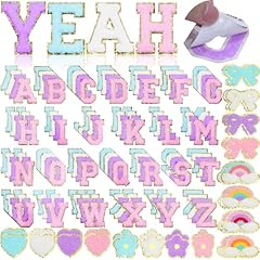 136 Pcs Letter Patches