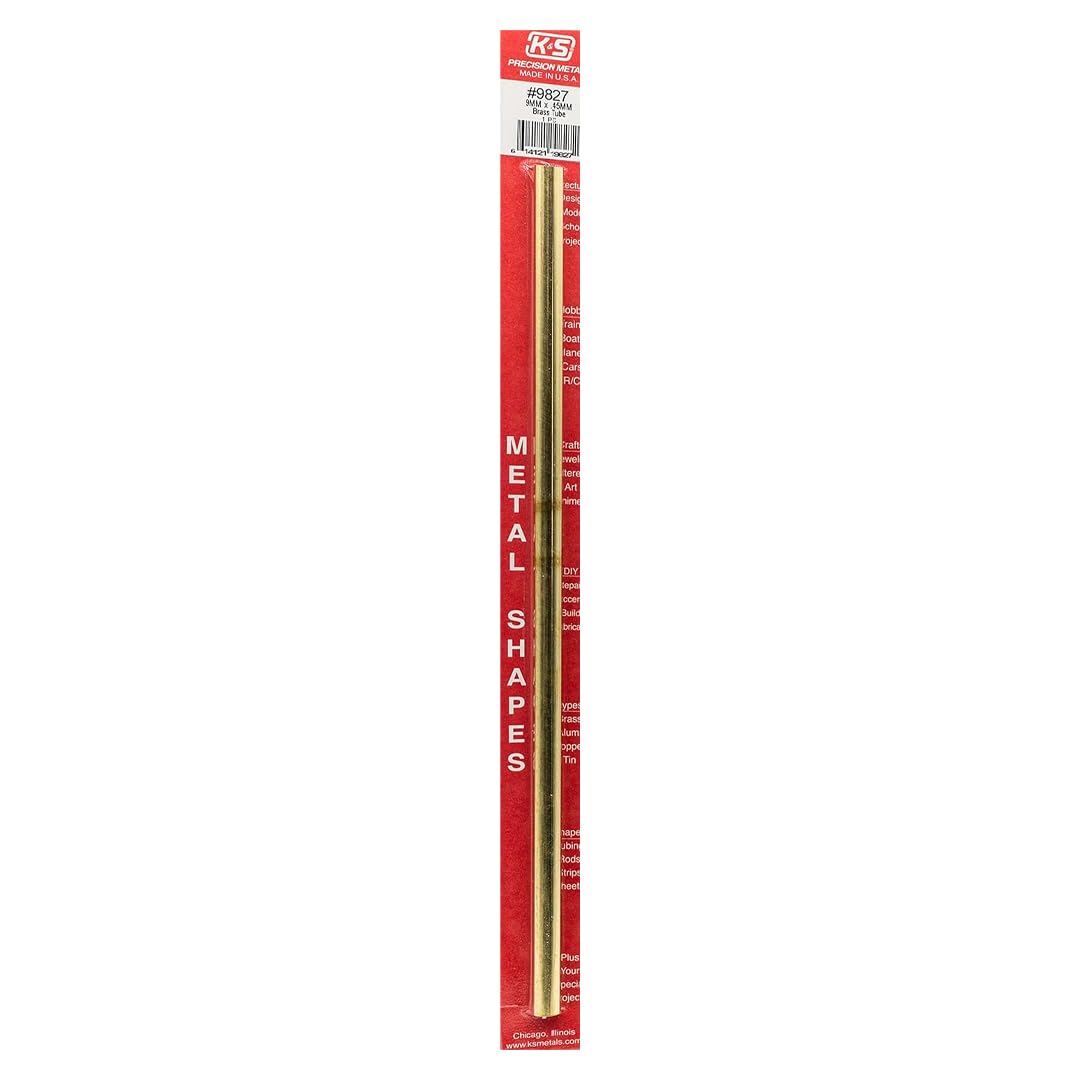 K&S-Metall 969827 Tube en laiton de précision pour modélisme