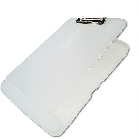 Amazon Viche Catt クリップボード クリップ バインダー ファイル 収納 ボックス クリア フォルダー ケース サイズ ボード ペン ホルダー クリア クリップファイル ボード 文房具 オフィス用品