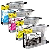 LC12-4PK (BK/C/M/Y)-4色セット用 【洗浄�