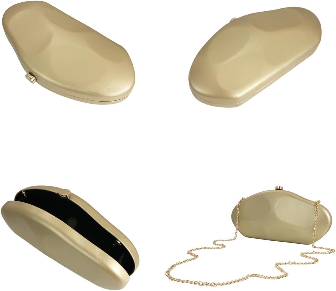 Trendy Ladies Faux Leather Crossbody Bag Irregular Shell Purse PU Leather Women's Evening Handbag for Party Casual - Image 6