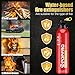 Portable Fire Extinguisher | 4-in-1 Small Fire Extinguisher for Home, Garage, Kitchen, Car | For Electric, Textile and Grease Fires | Non-Toxic, Easy Clean | Wall Mount Incl (4 pack)