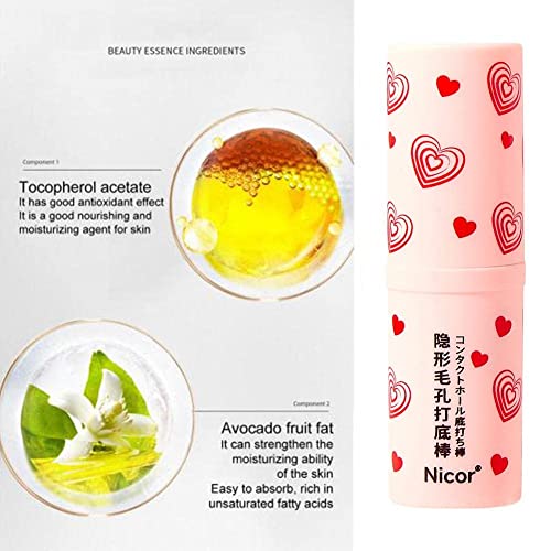 2023 Magical Pore Eraser Waterproof Face Primer Stick,Matte Priming Makeup Blur Stick Invisible Pore Primer Stick，Magical Pore Eraser Waterproof Face Primer Stick, Blur Stick Primer For Face（2Pcs） #TOP4