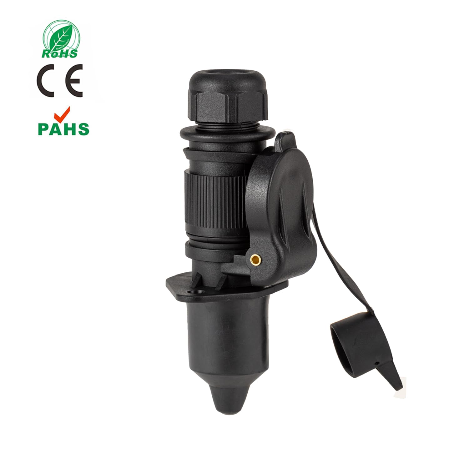 BEIJISTAR Spina E Presa 3 Poli Per Rimorchio 12V - Connettore Impermeabile Standard Europeo Per Roulotte, Barca, Camper